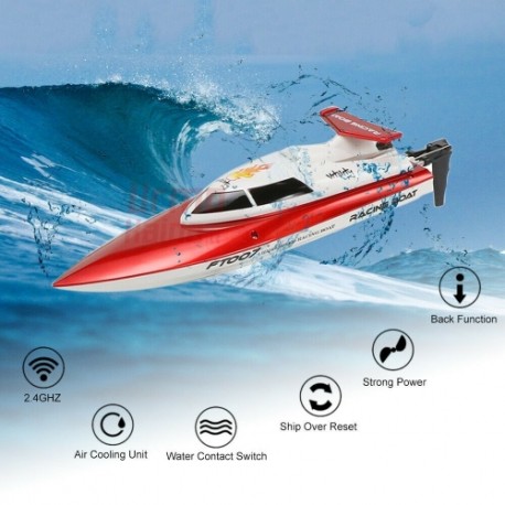 Radijo bangomis valdomas laivas Racing Boat FT007