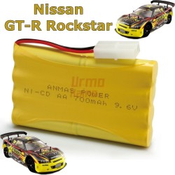 RC mašinėlės su pultu Nissan Skyline GT-R Rockstar akumuliatorius