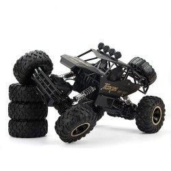 RC mašinėlė su pultu Rock Crawler Alloy Material 1:12 4WD